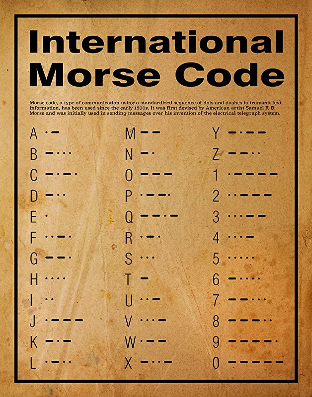 شفرة مورس Morse code