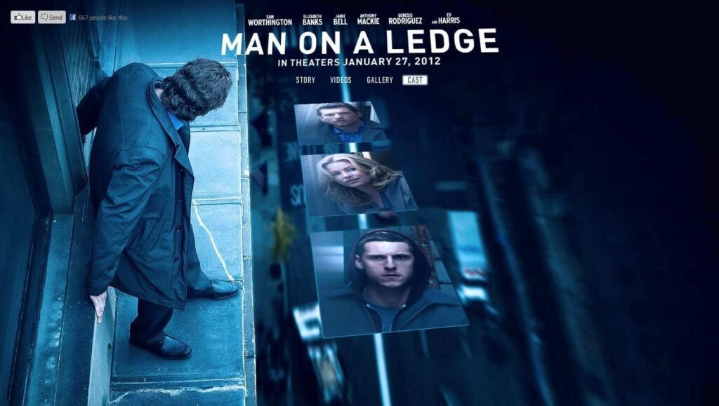فيلم رجل على الحافة MAN ON A LEDGE 2012