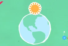 كم المسافة بين الأرض والشمس